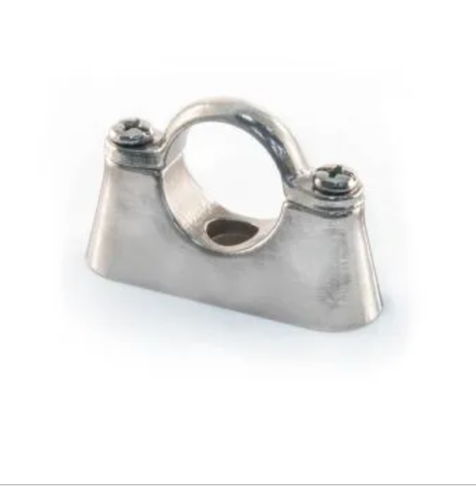 BRASS/CHROME Hospital Bracket Pipe Clips