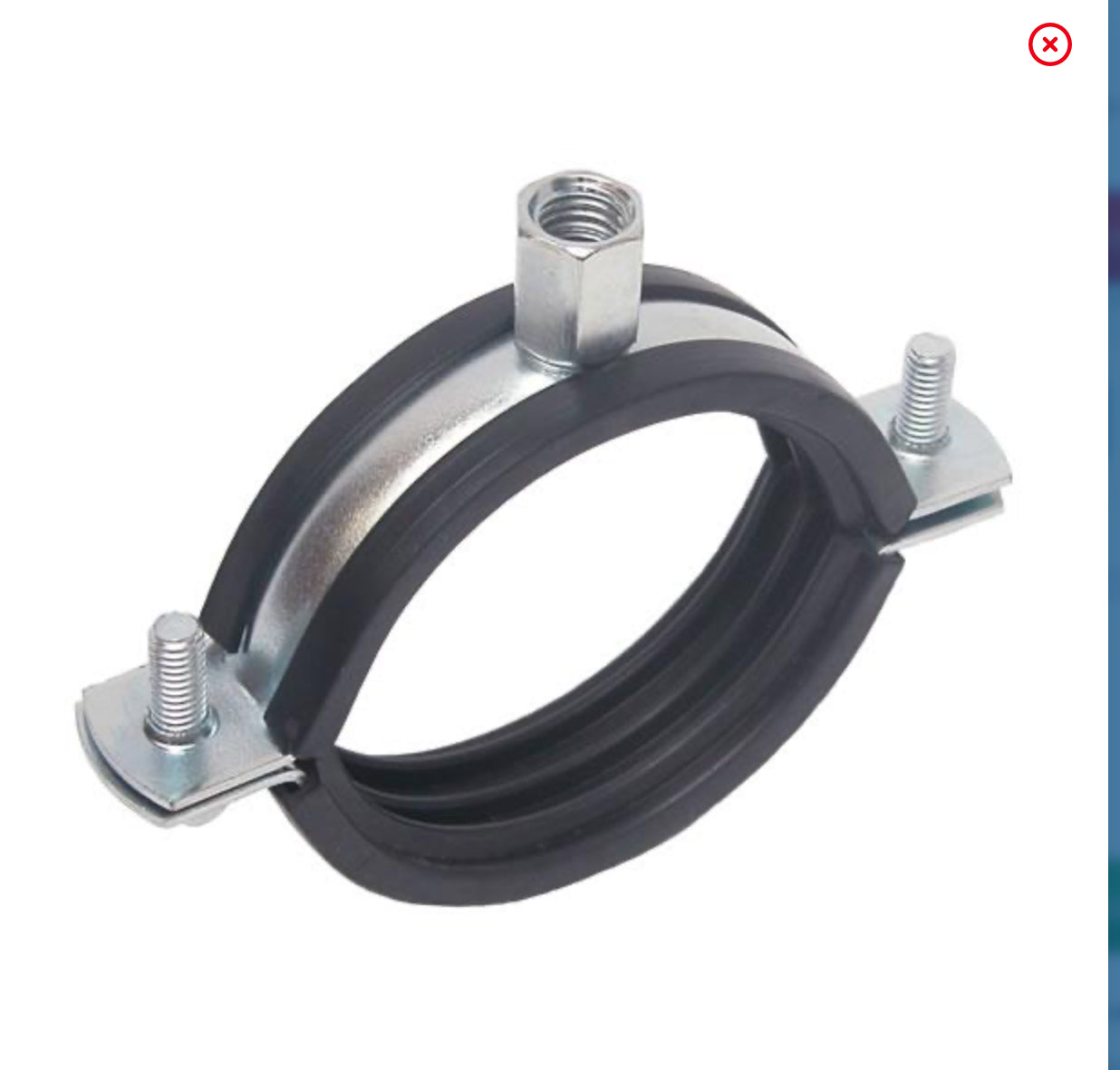 Rubber Lined Pipe Clips