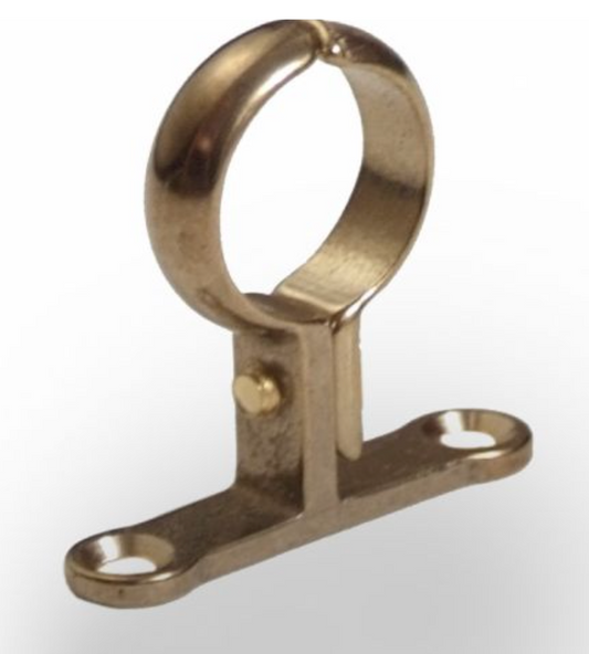 BRASS/CHROME Die-Cast School Board Pipe Clips