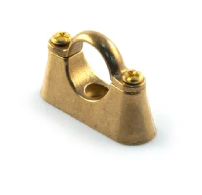 BRASS/CHROME Hospital Bracket Pipe Clips
